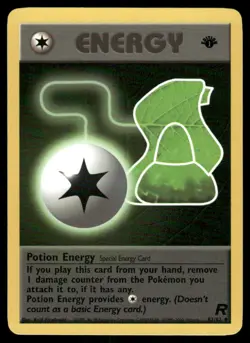 Pokemon Cards Potion Energy 82/82 1ST EDITION Team Rocket WOTC Uncommon NM - Image 1