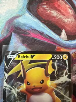 Pokemon TCG Brilliant Stars Full Art Ultra Rare Holo Card Raichu v 045/172 - Image 2