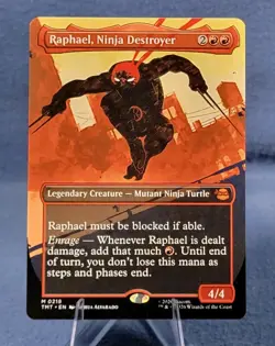 Raphael, Ninja Destroyer (Borderless) - 0218 - MTG TMT NM - Image 1