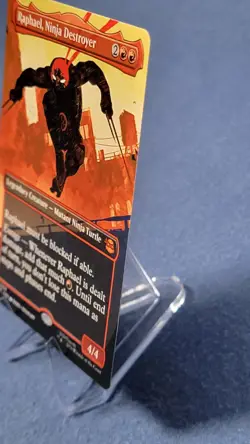 Raphael, Ninja Destroyer (Borderless) - 0218 - MTG TMT NM - Image 5