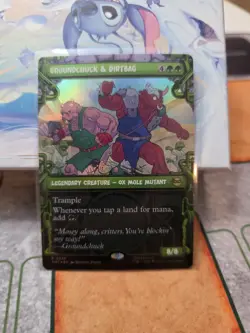 Groundchuck & Dirtbag (Showcase Foil) Rare MTG Ninja Turtles - Image 1