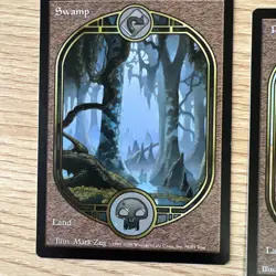 WOTC MTG Vintage Unglued Full Art Land Set (all 5 lands) Unplayed - Image 4