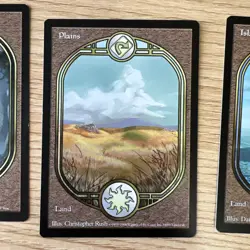 WOTC MTG Vintage Unglued Full Art Land Set (all 5 lands) Unplayed - Image 5