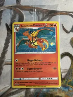 Pokemon - 1x Special Delivery Charizard SWSH075 - Pokemon Center NM/M Sealed - Image 1