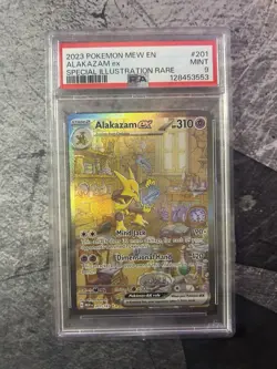 Pokemon Alakazam EX TCG 201/165 Scarlet & Violet 151 PSA 9 Sir - Image 2