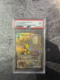 Pokemon Alakazam EX TCG 201/165 Scarlet & Violet 151 PSA 9 Sir - Image 4