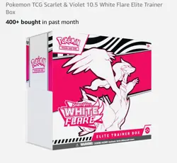 Pokemon TCG Scarlet & Violet White Flare Elite Trainer Box Factory Sealed ETB - Image 3