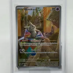 PSA 9 Mimikyu #075 2024 Pokemon Svp En Black Star Promo - Image 3