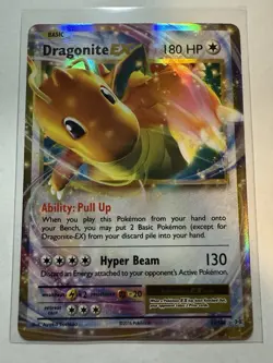 Pokemon Dragonite EX 72/108 Evolutions Holo - Image 1