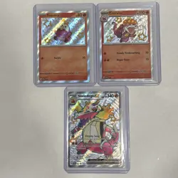Shiny Skeledirge - Crocalor - Fuecoco - SVP 079 080 081 - Pokemon TCG Promo - Image 1