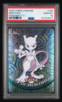 PSA 10 Topps Chrome Pokemon Mewtwo #150 - Image 1