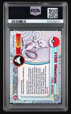 PSA 10 Topps Chrome Pokemon Mewtwo #150 - Image 2