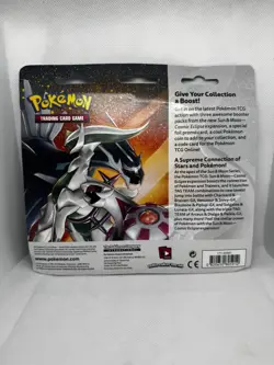 Pokemon Cosmic Eclipse 3 Pack Blister - Celebi - Image 2