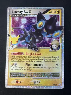 Luxray GL LV.X 109/111 Celebrations: Classic Collection Holo Pokemon - Image 1