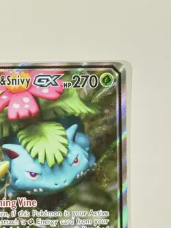 Venusaur & Snivy GX SM229 Pokemon Tag Team Black Star Promo English Mod Play MP - Image 5