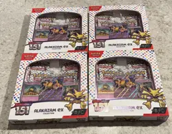 4x Alakazam Ex Collection Boxes Scarlet & Violet 151 Pokemon 2023 Sealed 🔥🔥 - Image 1