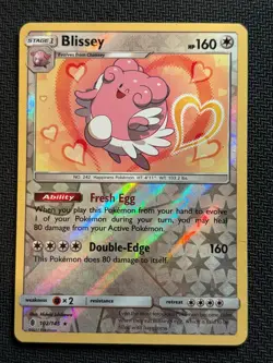 Blissey ~ Reverse Holo~ Cute Pink & Pastel Pokemon Gallery - Image 1