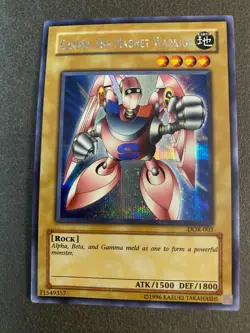 Gamma the Magnet Warrior - DOR-003 - Secret Rare - Unlimited Edition DMG Yugioh - Image 1
