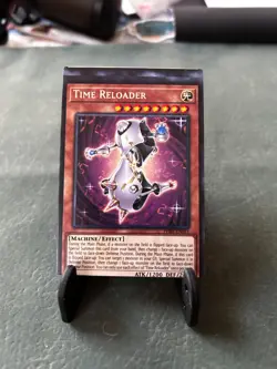 Yugioh Time Reloader PHRE-EN051 Miscut Misprint Error Copy A - Image 1