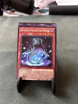 Yugioh Earthbound Prisoner Stone Sweeper PHRE-EN044 Miscut Misprint Error Copy B - Image 1