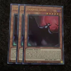 3x Vampire Duke 1st Edition Ultra Rare GFP2-EN073 Yu-Gi-Oh! - Image 1