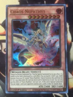 Yugioh: Chaos Nephthys - BACH-EN025 - Ultra Rare - 1st Edition - NM - Image 1