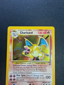 Pokemon Base Set 2 Charizard #4/130 Holo Card - Image 2