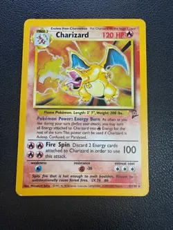 Pokemon Base Set 2 Charizard #4/130 Holo Card - Image 3