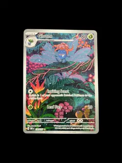Gloom 198/197 Illustration Rare Pokemon Card Obsidian Flames IR NM - Image 1