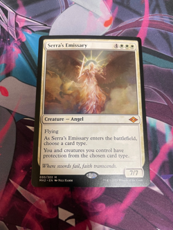 MTG - SERRA'S EMISSARY - MYTHIC - MH2 - NM - Image 1