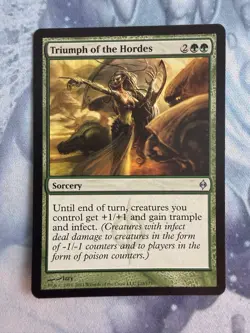 Triumph of the Hordes - New Phyrexia - Magic the Gathering - MTG - Light Play - Image 1