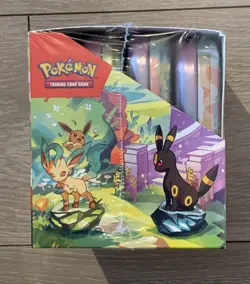 Pokemon TCG: Prismatic Evolutions Mini Tin Display Case | 8 Tins Sealed - Image 4