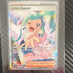 Pokemon Lisia's Appeal 246/191 SV08: Surging Sparks Special Rare Holo - Image 3