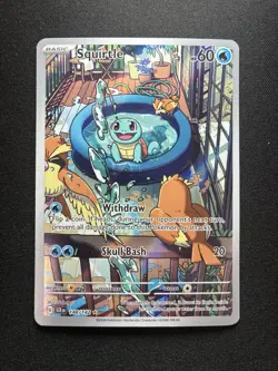 Pokemon: Squirtle Illustration Rare 148/142 Stellar Crown - Image 1