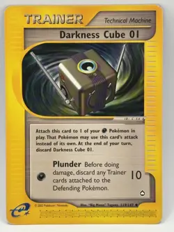 Darkness Cube 01 - 119/147 Aquapolis - Pokemon TCG - Image 1