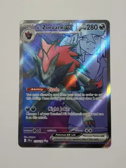 N's Zoroark ex 175/159 Illustration Rare Pokemon Journey Together - Image 1