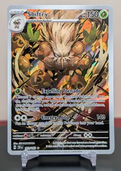Pokemon Shiftry #163/162 English Temporal Forces Illustration Rare - Image 1