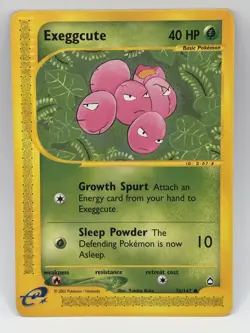 Pokemon TCG Aquapolis EXEGGCUTE Regular Common 76/147 NM - Image 1