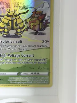 Pokemon Electivire GG08/GG70 Crown Zenith Galarian Gallery Holo Rare 140 HP Card - Image 5
