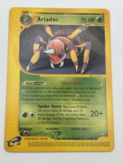 Ariados 3/147 Rare E Reader 2002 Pokemon Aquapolis Rare Lightly Played - Image 2