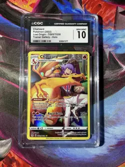 CGC 10 Charizard 2022 Lost Origin TG03/TG30 Trainer Gallery Pokemon Gem Mint - Image 1