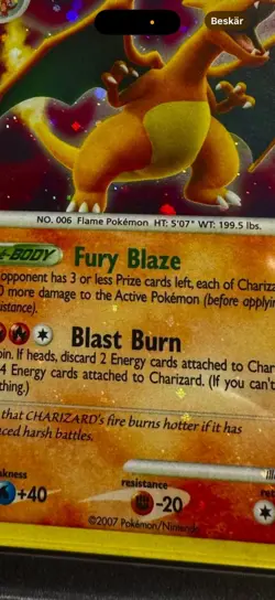 PSA 10 CHARIZARD 3 HOLO BLEED SECRET WONDERS DIAMOND & PEARL POKEMON 2007 - Image 4