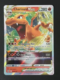 Pokemon TCG Charizard VSTAR Sword & Shield: Brilliant Stars 018/172 Holo... - Image 2