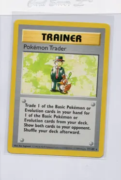 Pokemon - Pokemon Trader - Base Set Shadowless - Rare - LP - Image 1