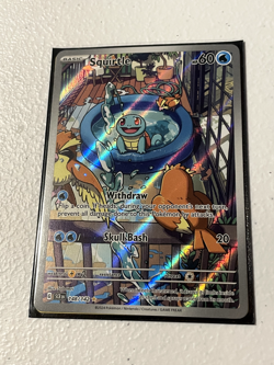 Squirtle 148/142 Stellar Crown Illustration Rare - Pokemon TCG - Image 1
