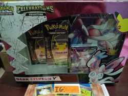 Pokemon 2021 Celebrations Dark Slyveon V Collection Box Sealed - Image 4