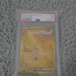 Pokemon Pikachu ex Prismatic Evolutions Holo Hyper Rare 179/131 PSA 7 2025 - Image 1