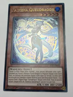Yu-Gi-Oh - FAIMENA QUEUDRAGON - JUSH-FR002 - Ultra - NM/M 3 - Image 1