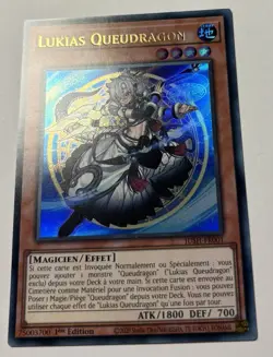 Yu-Gi-Oh - LUKIAS QUEUDRAGON - JUSH-FR001 - Ultra - NM/M 2 - Image 1