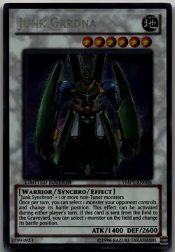 Junk Gardna Secret Rare Bonds Beyond Time Movie Pack YMP1-EN006 LP - Image 1